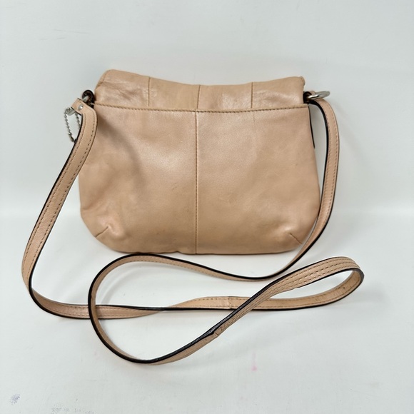 Coach Soho Shell Pearlescent Leather Flap Small Crossbody Purse Bag - Picture 2 of 15